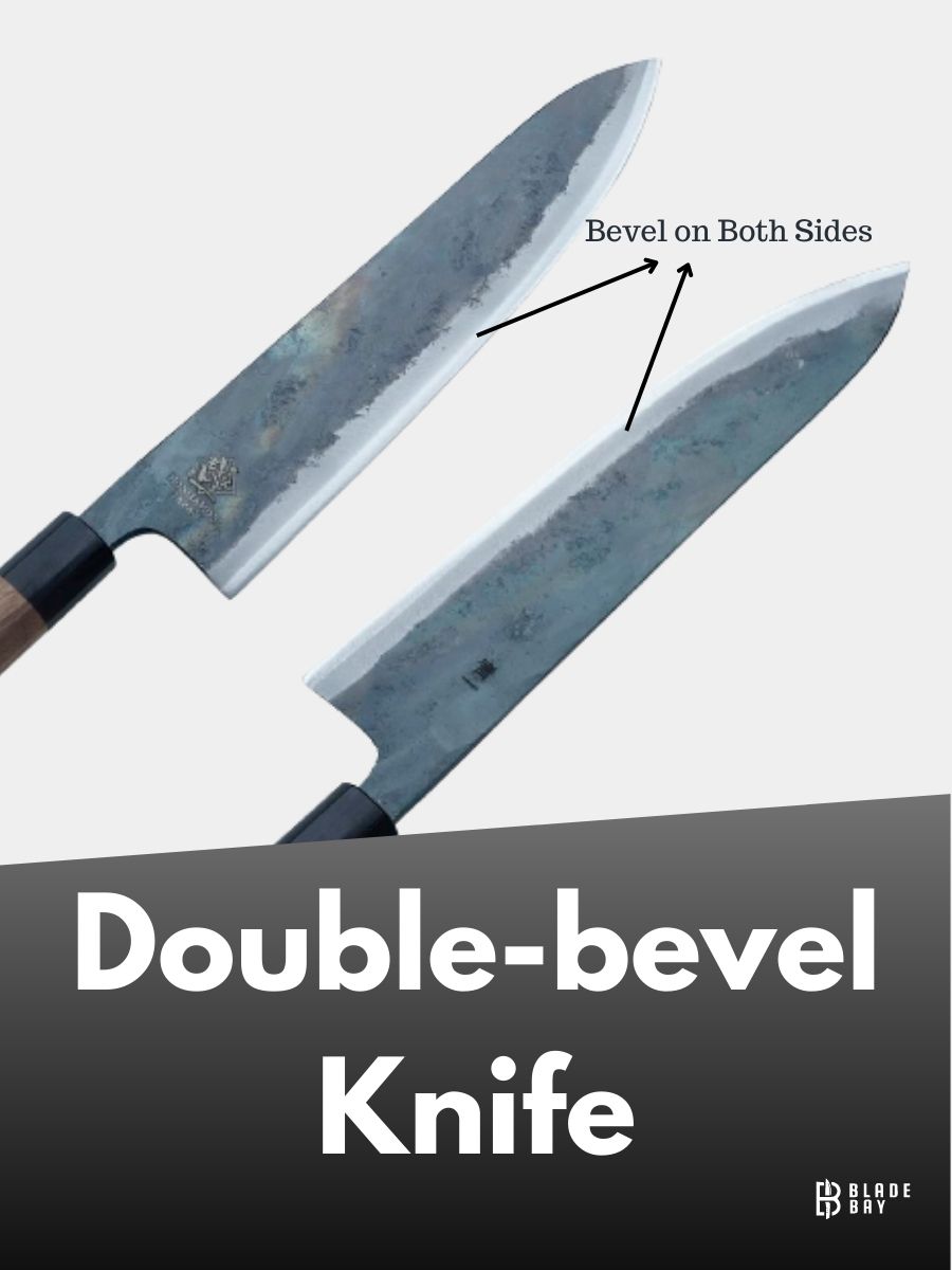 Single Bevel vs Double Bevel Kitchen knife Fully Explained