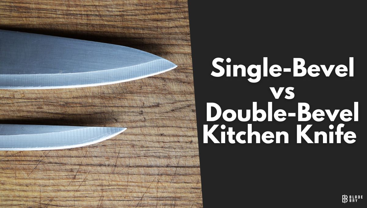 "single bevel vs double bevel knife"review