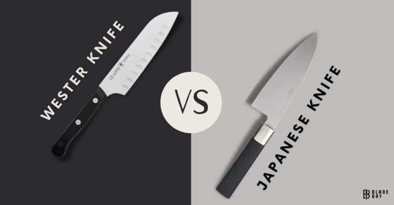 Japanese knife vs. Western knife