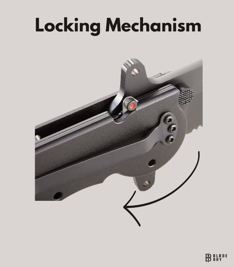 EDC Pocket Knife Locking Mechanism